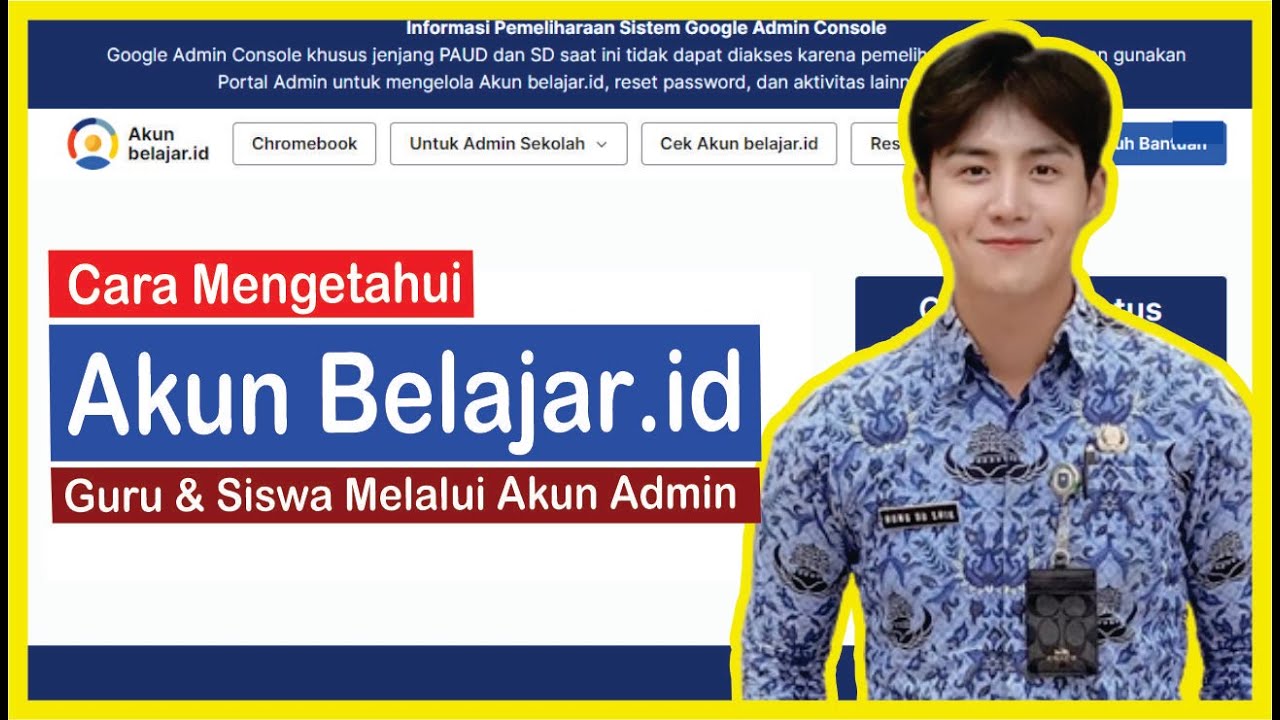 Cara Mengetahui Akun Belajar Id Guru & Siswa Melalui Akun Admin