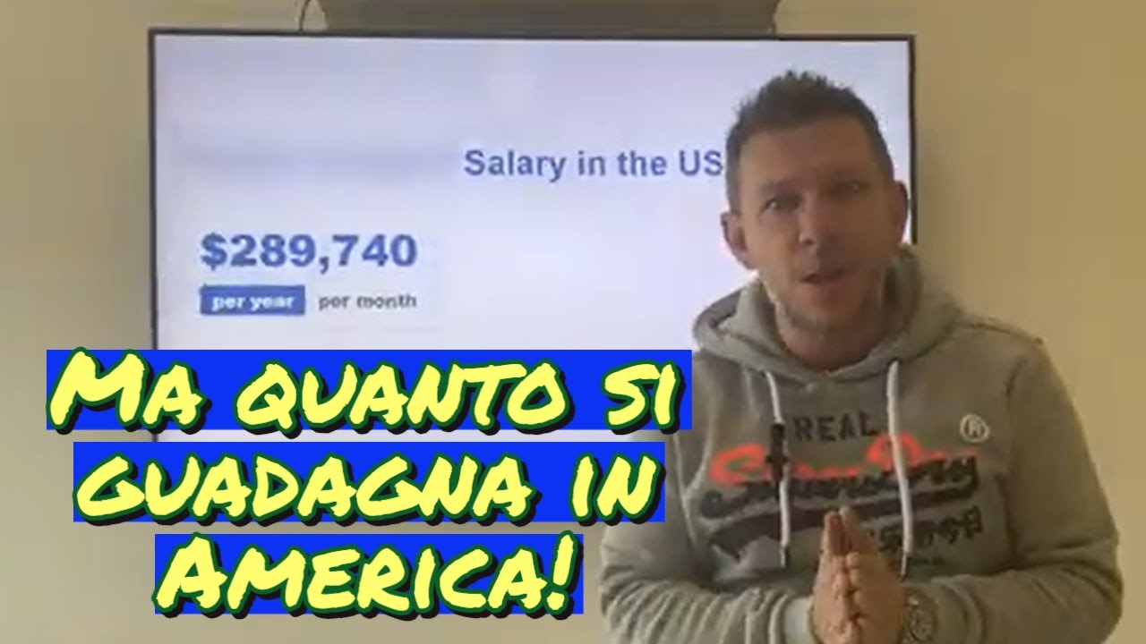 Quanto si guadagna in USA? Sono tutti ricchi in America nel 2022!