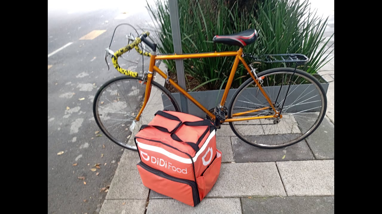 Repartiendo en DIDI Food en bicicleta CDMX