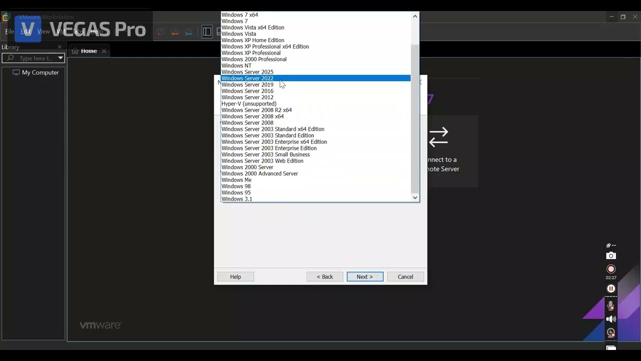 Instalacion de Vmware y configuracion de maquina virtual
