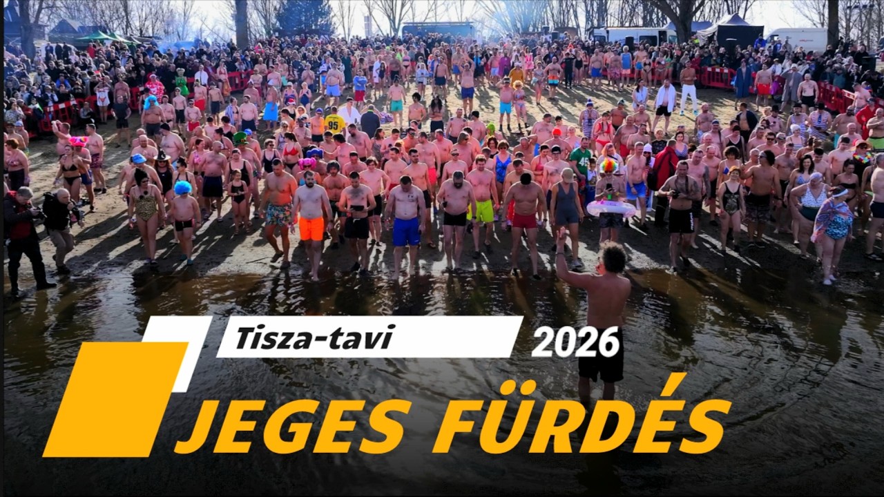 Tényleg kibírtuk❓️🥶 -Jeges csobbanás Tiszafüreden