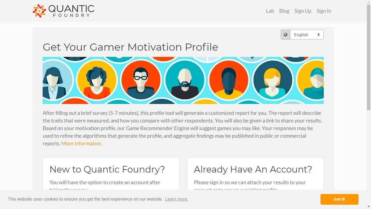 Trying Out The Quantic Foundry Gamer Motivation Survey