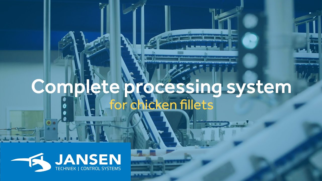 Complete processing system for chicken fillets