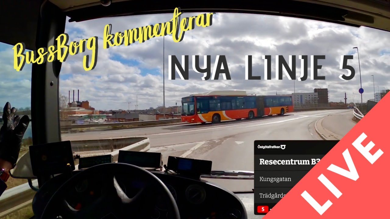 LIVE: BussBorg kommenterar – Nya linje 5