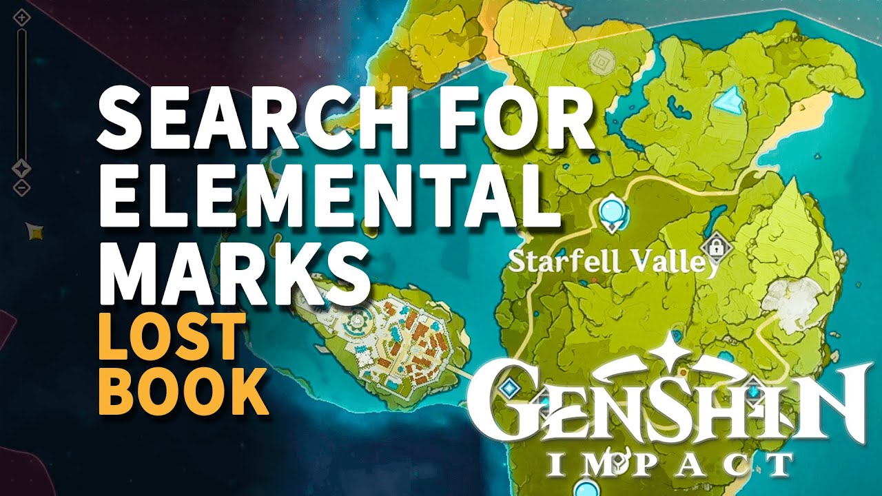 Search for elemental marks Genshin Impact Lost Book