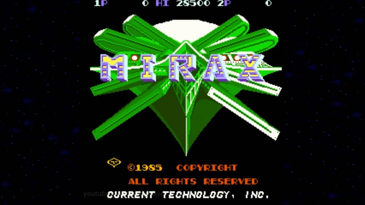Mirax 1985 Current Technology Mame Retro Arcade Games
