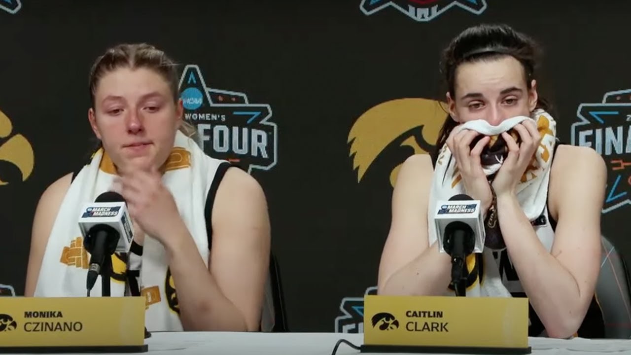 Caitlin Clark's reaction to losing the National Championship | ESPN College Basketball