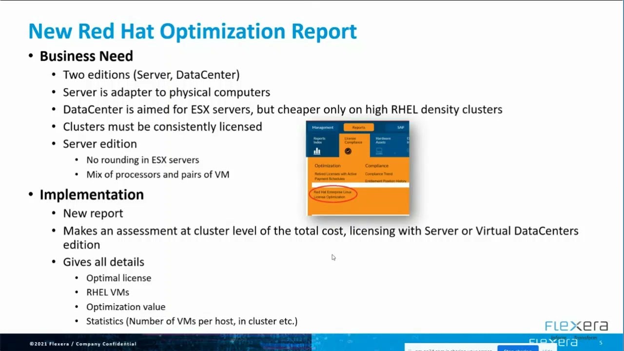 September 2021: RedHat, Microsoft Windows and SQL server optimization