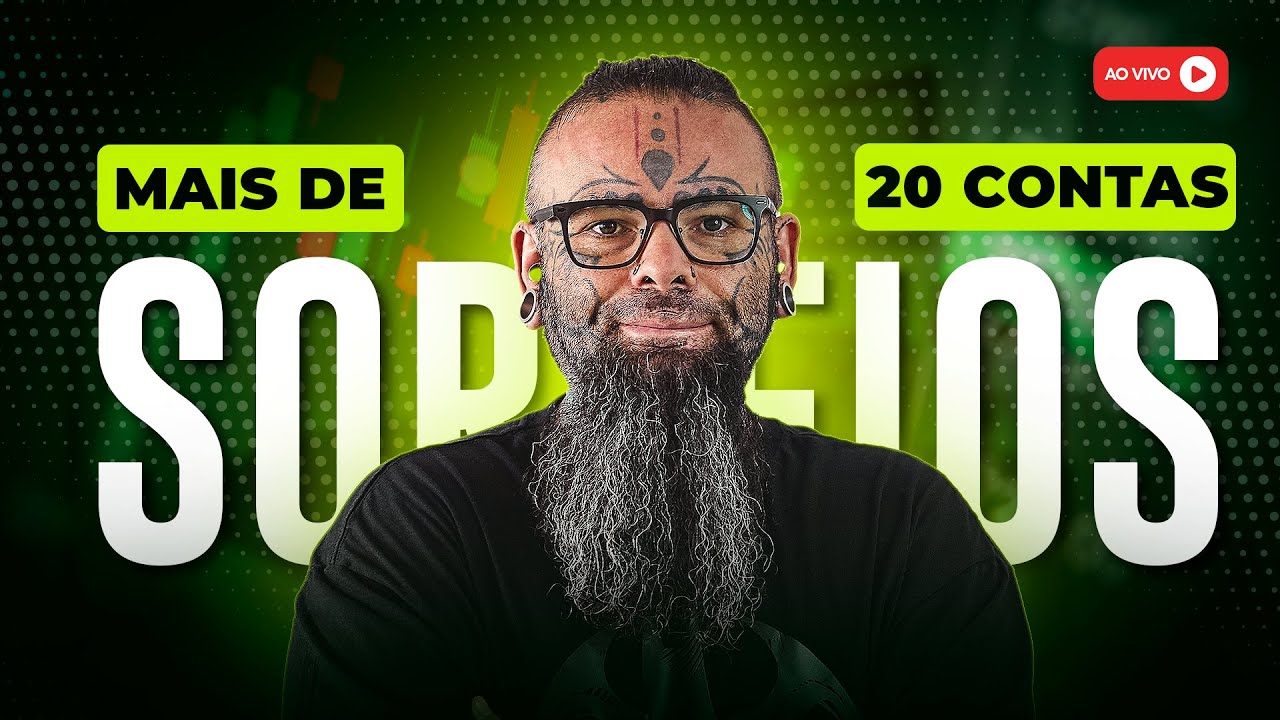 Serão mais de 20 contas sorteadas - O Maior sorteio de Mesas Proprietárias do BRASIL 