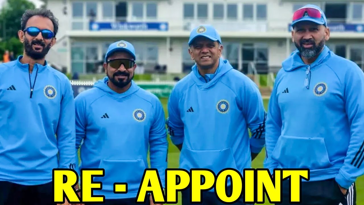 BCCI Announces Extension Of Contracts For Head Coach Rahul Dravid, Cricket News