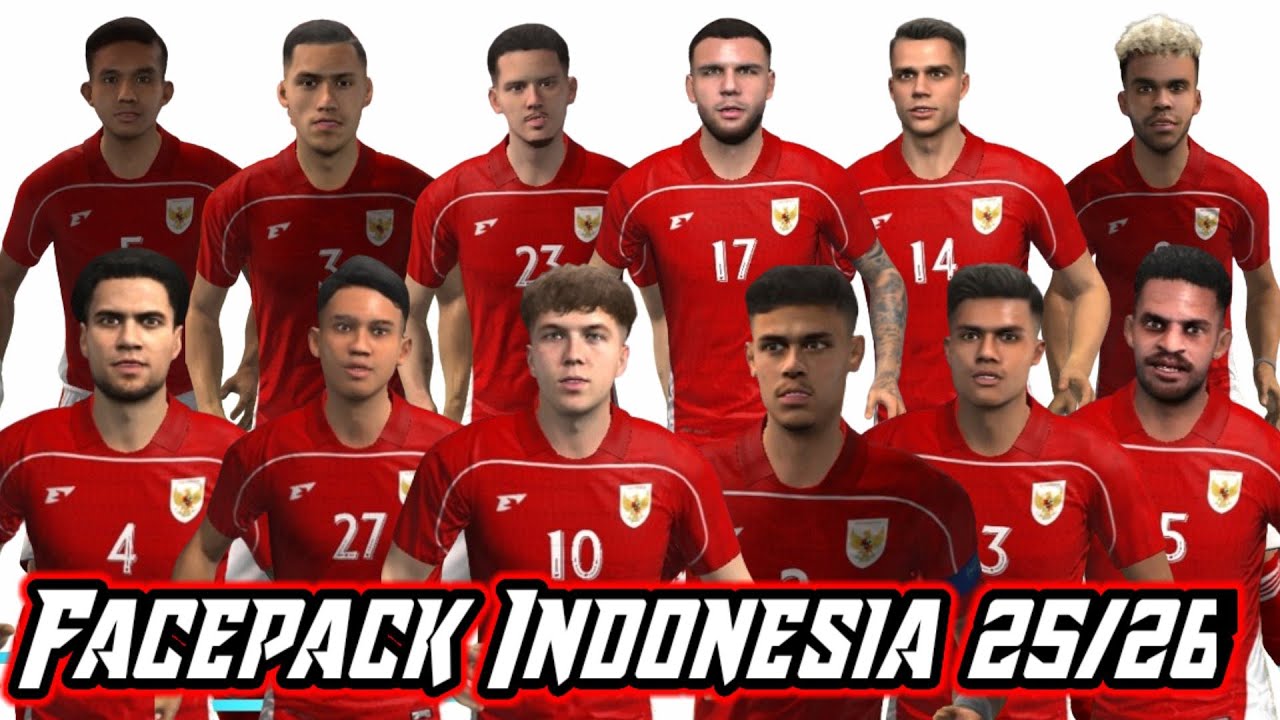 Relese full facepack Indonesia 25/26 #fifa16 #fifa16android #fifa16offline #facepack