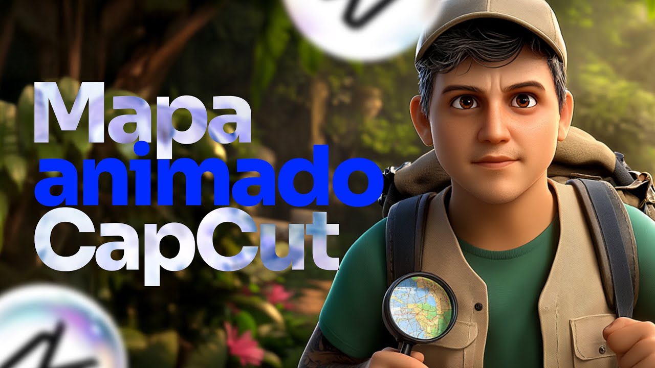 Mapa Animado no CapCut #capcut #capcuttutorial