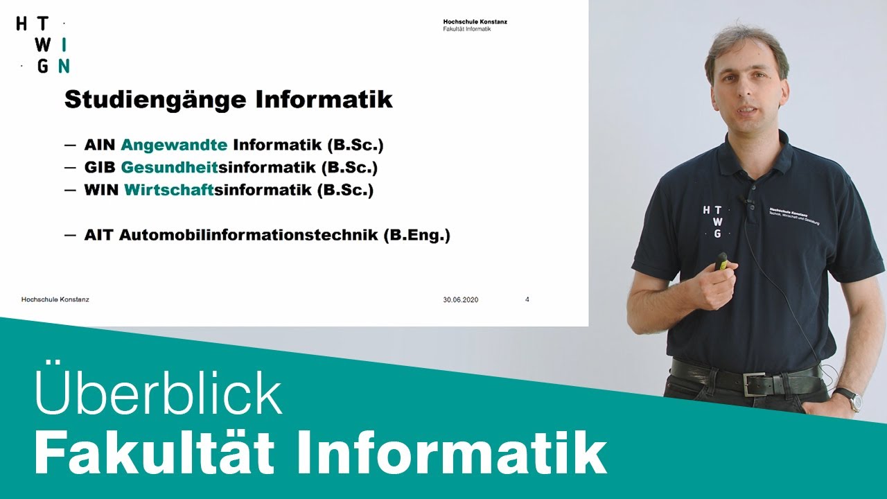 Fakultät Informatik: Bachelor-Studium Überblick