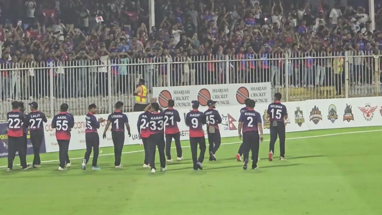 Nepal vs West Indies last over 2025