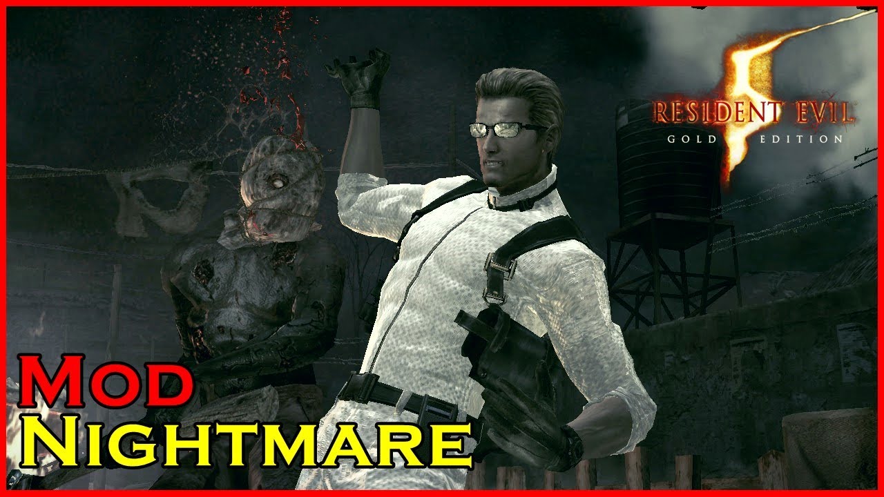 RESIDENT EVIL 5 - MOD NIGHTMARE VETERANO / Wesker Midnight