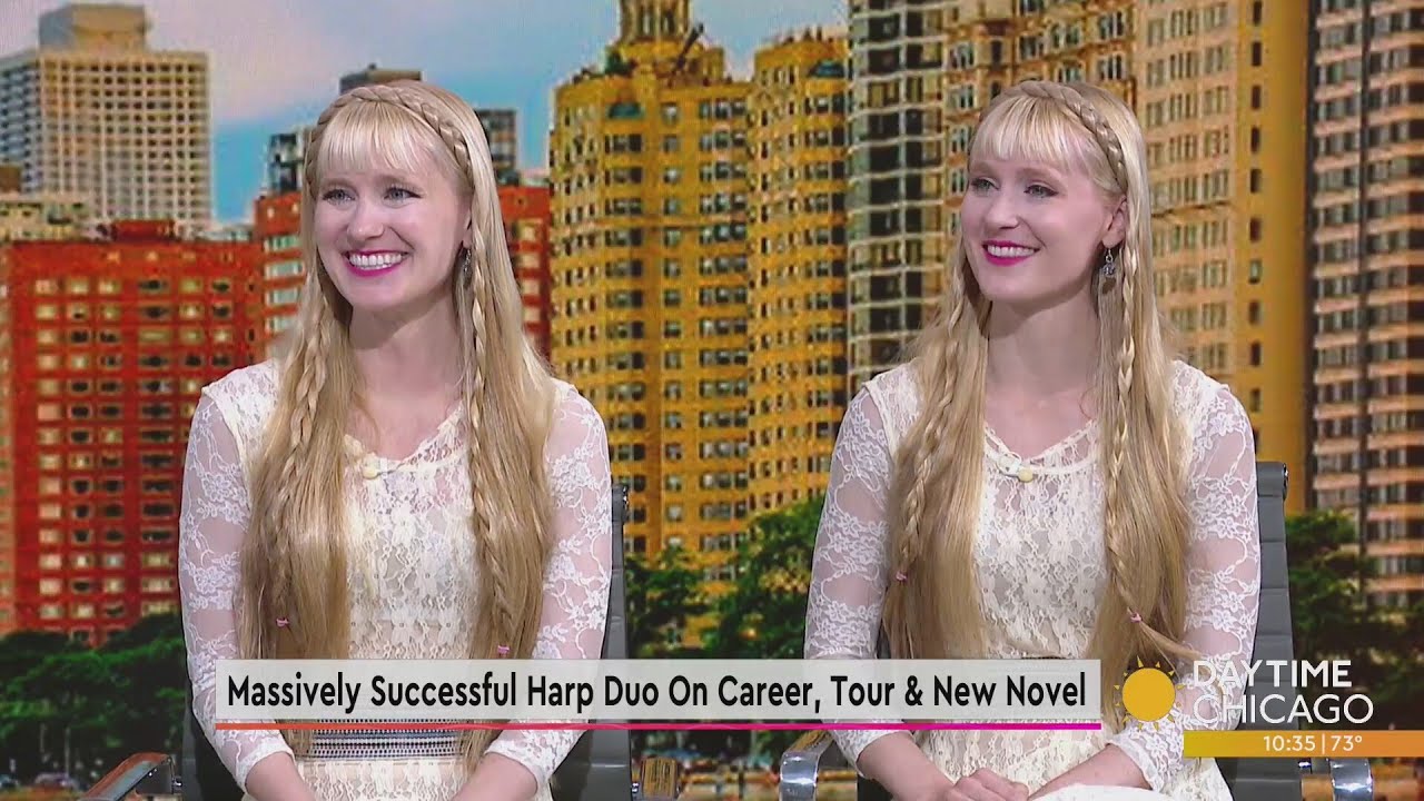 Massively Successful Harp Duo On Career, Tour & New Novel