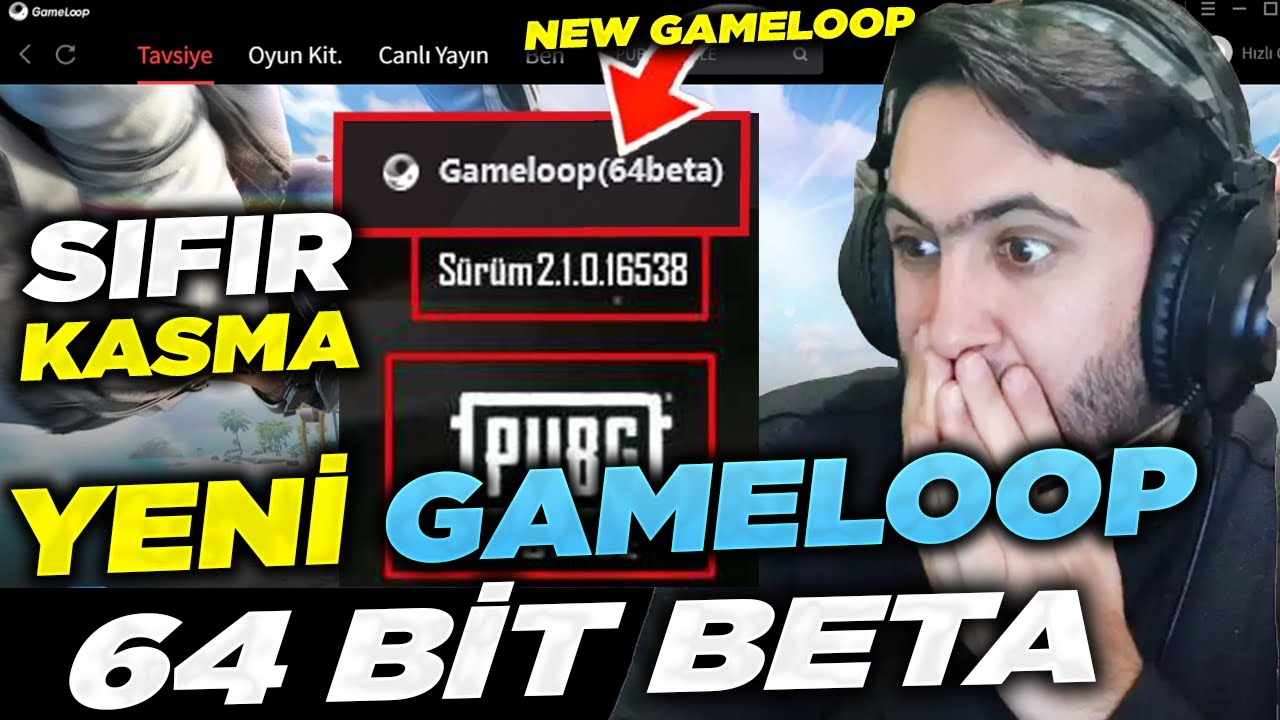 GAMELOOP 64BİT | KASMAYAN GAMELOOP &Ccedil;IKTI | PUBG MOBİLE YENİ GAMELOOP BETA İNDİR