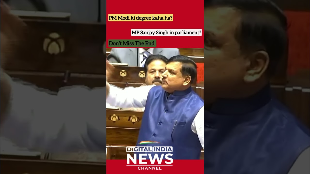 PM Modi ki Degree kaha ha? MP Sanjay Singh big attack on BJP || Don&rsquo;t Miss The End