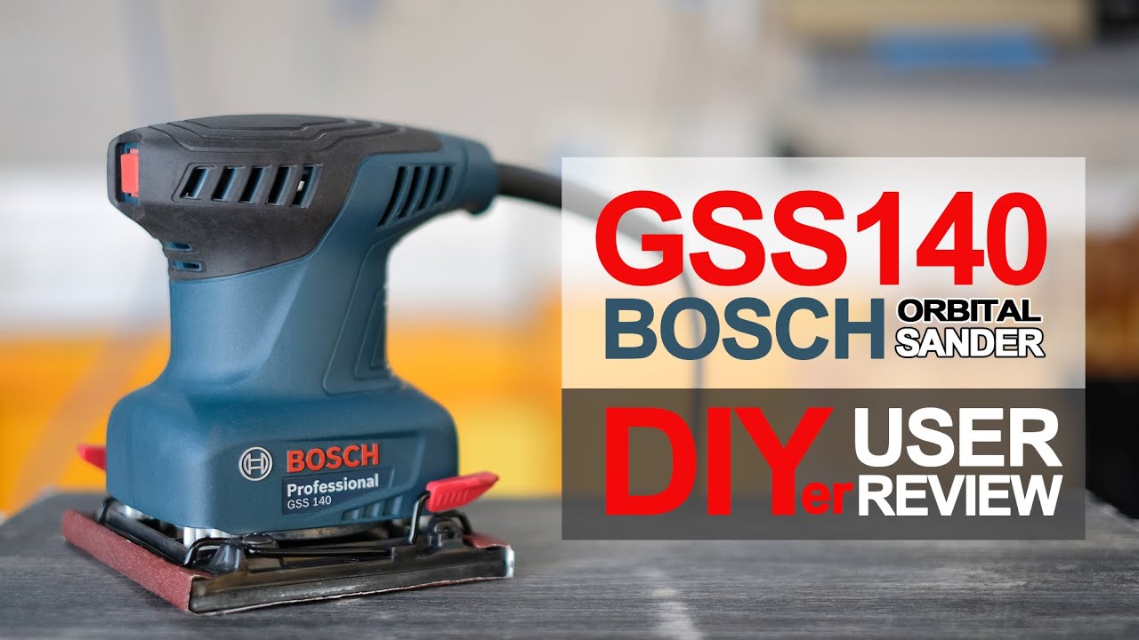 รีวิวเครื่องขัดกระดาษทรายแบบสั่น Bosch GSS140