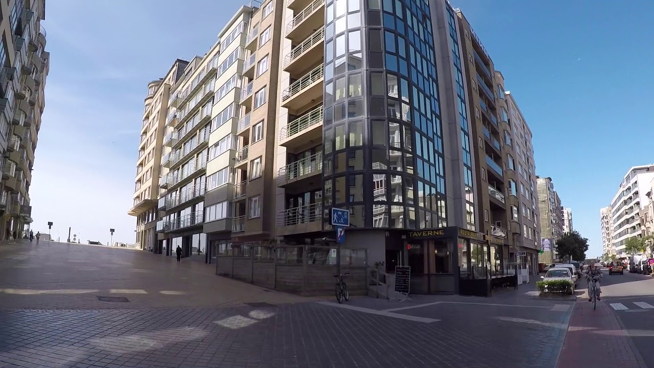 Belgium Oostende City center/ Belgique Flandre Oostende Centre ville, Gopro