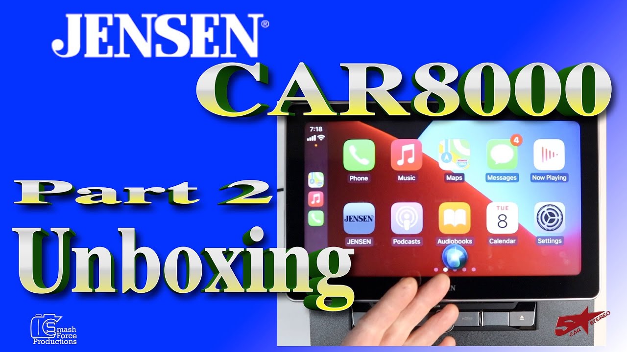Jensen CAR8000 unboxing part 2 how to use it