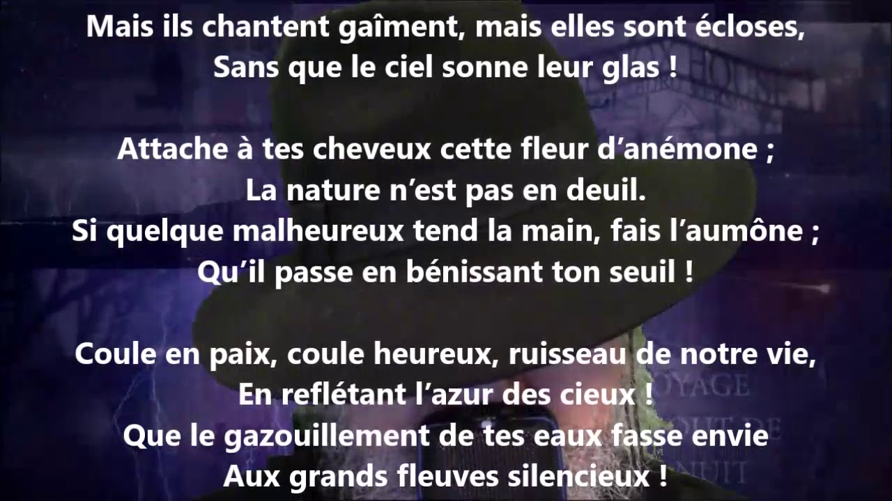 S&eacute;r&eacute;nit&eacute; - Jules Barbier lu par Yvon Jean