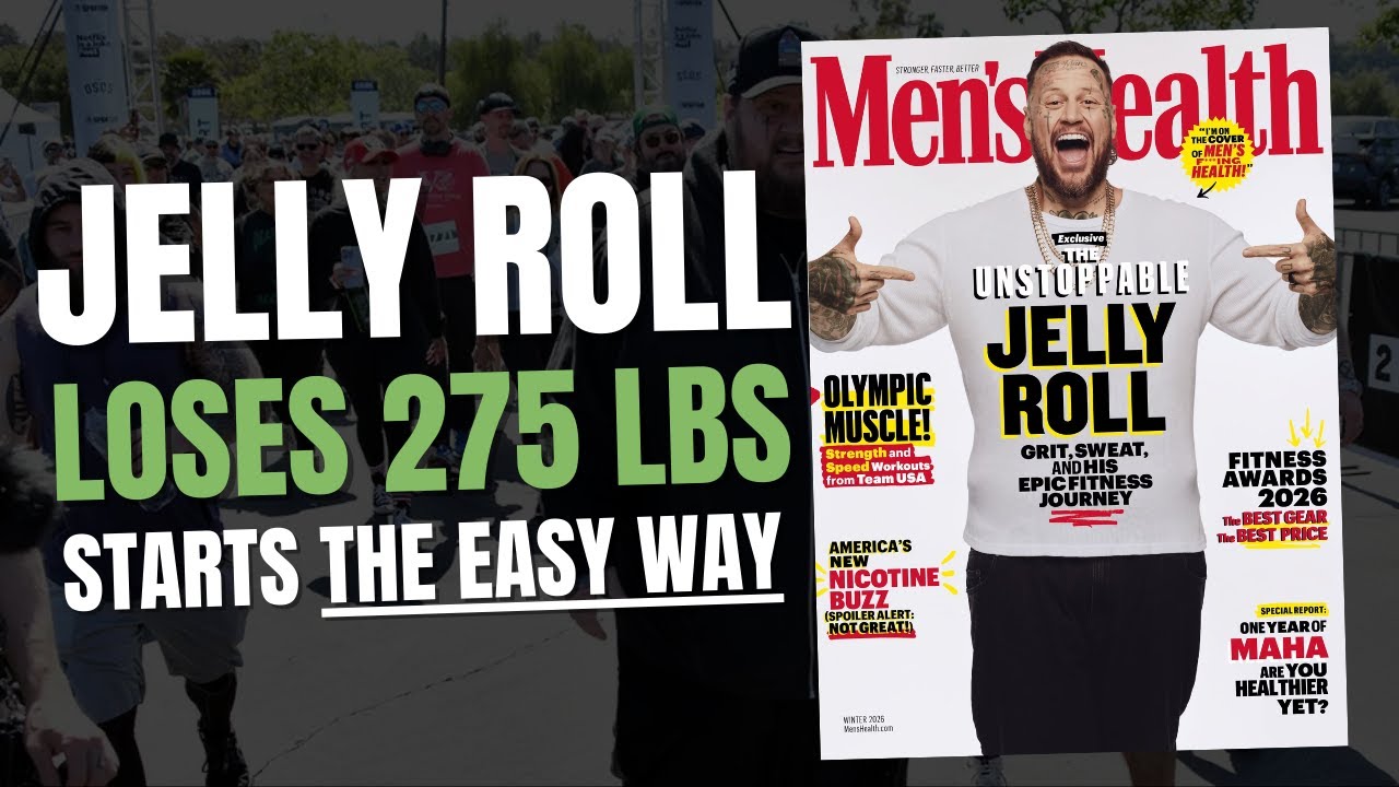 How Jelly Roll Lost 275 Pounds. He Started With This.