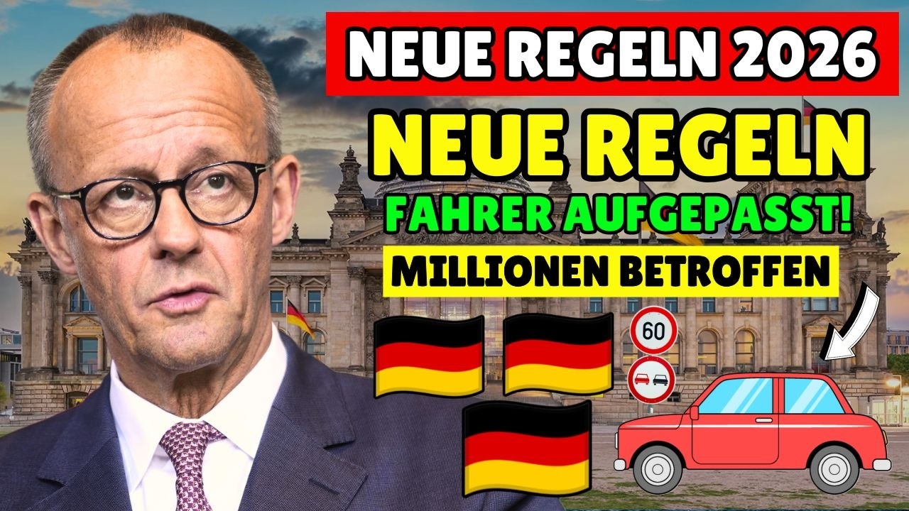 BREAKING NEWS Verkehrsveränderungen 2026 – Millionen Fahrer betroffen
