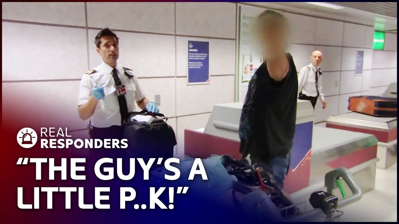 Aggressive Smuggler Loses It When Customs Seize His Stash | Real Responders