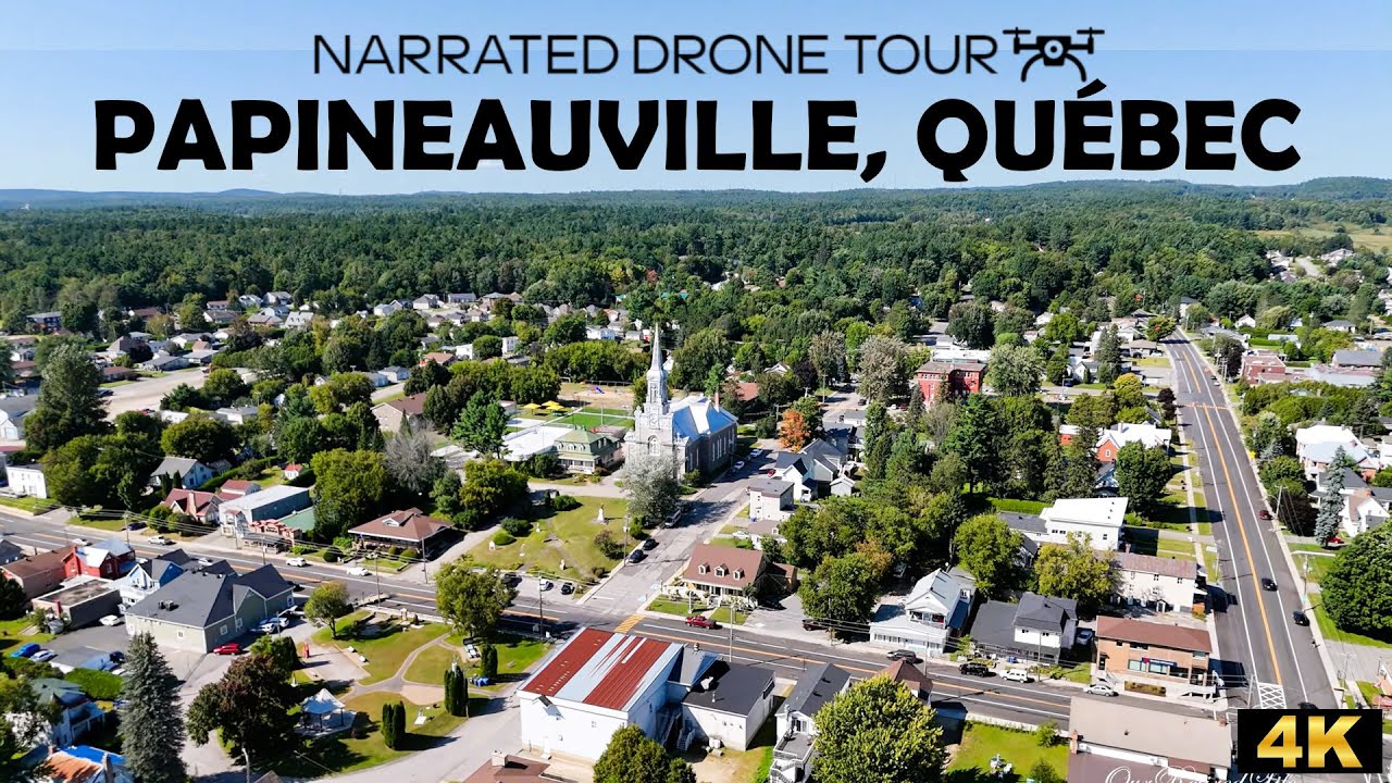⚜️ Papineauville, Québec 🇨🇦 🚁✨ 4K Drone