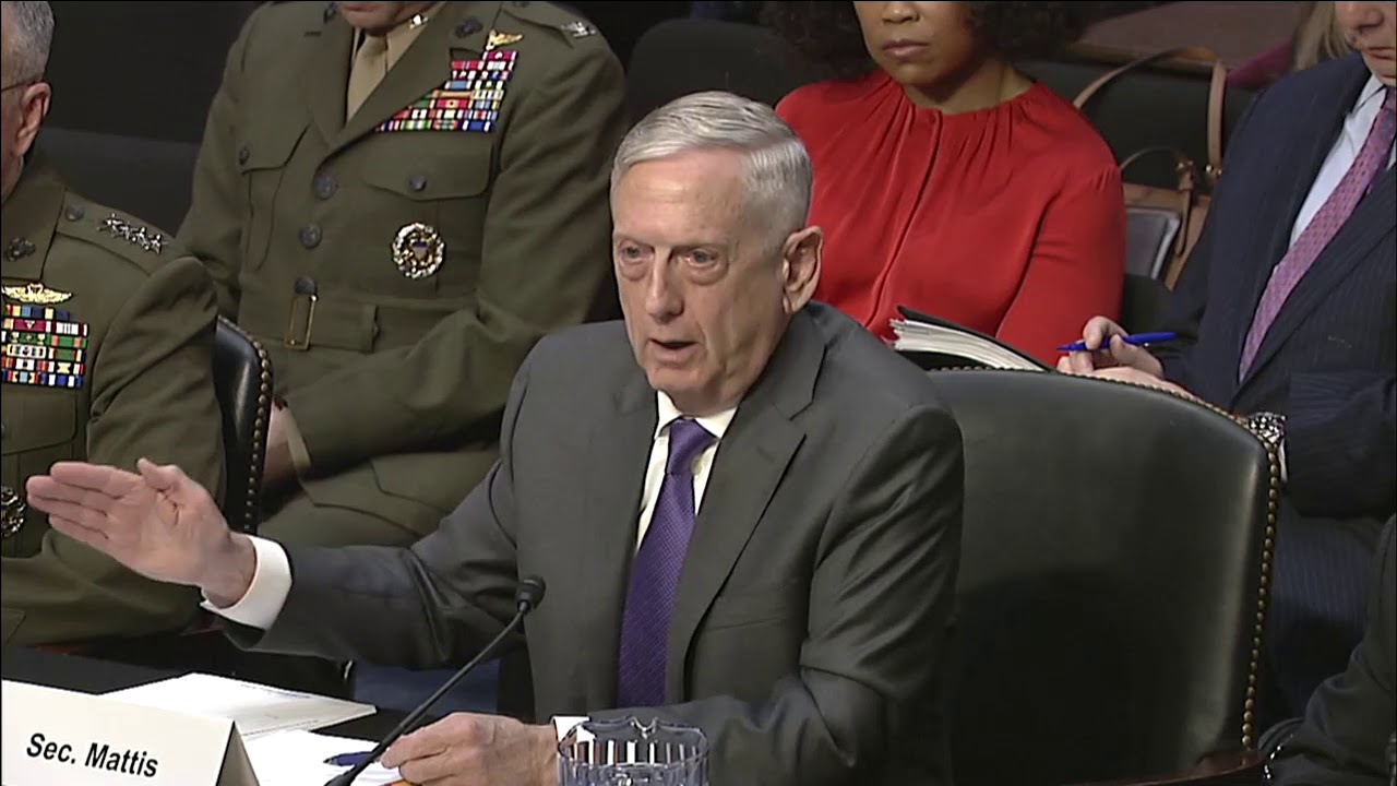 April 26, 2018: Sen. Cotton Q&A at SASC Hearing with Secretary Mattis and General Dunford