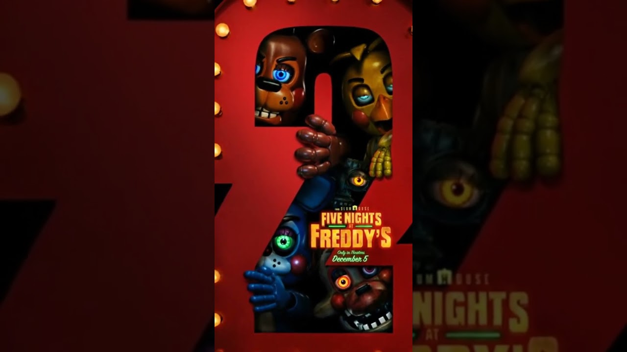 Five Nights At Freddy's 2 Movie New Teaser poster Animated