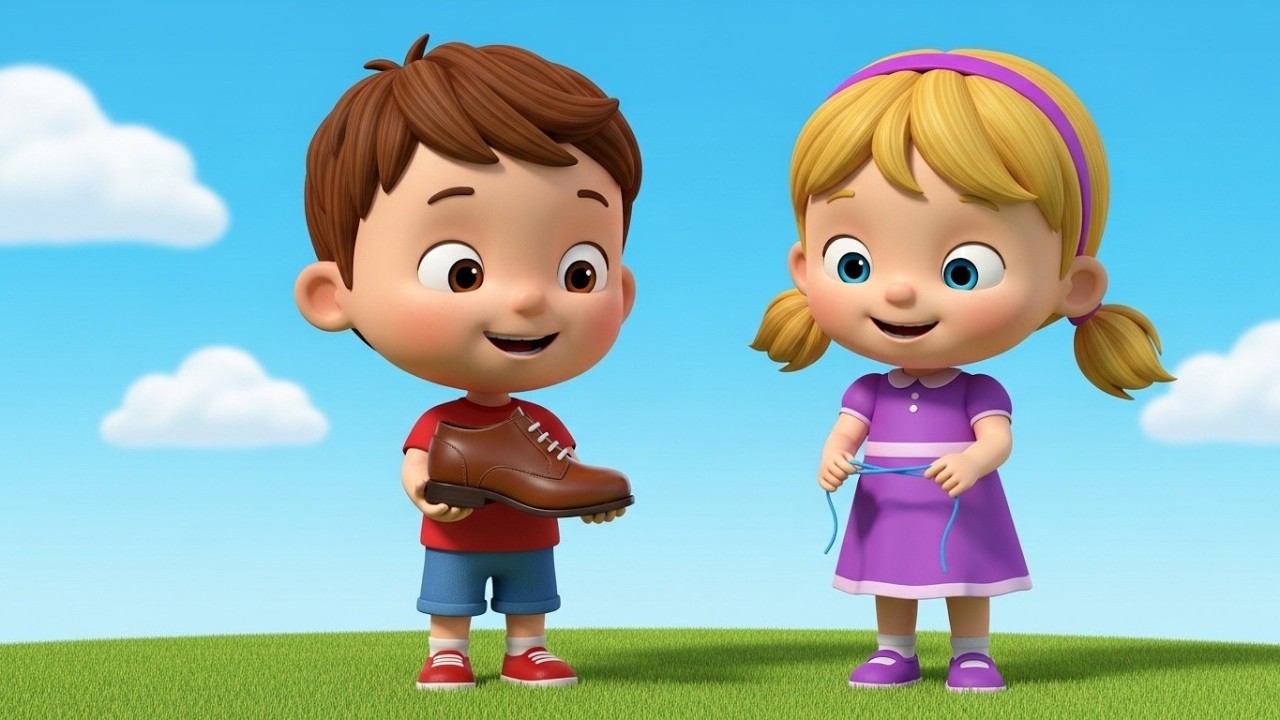 1 2 Buckle My Shoe 👟🎵 | Fun Counting Song for Kids | Nursery Rhyme