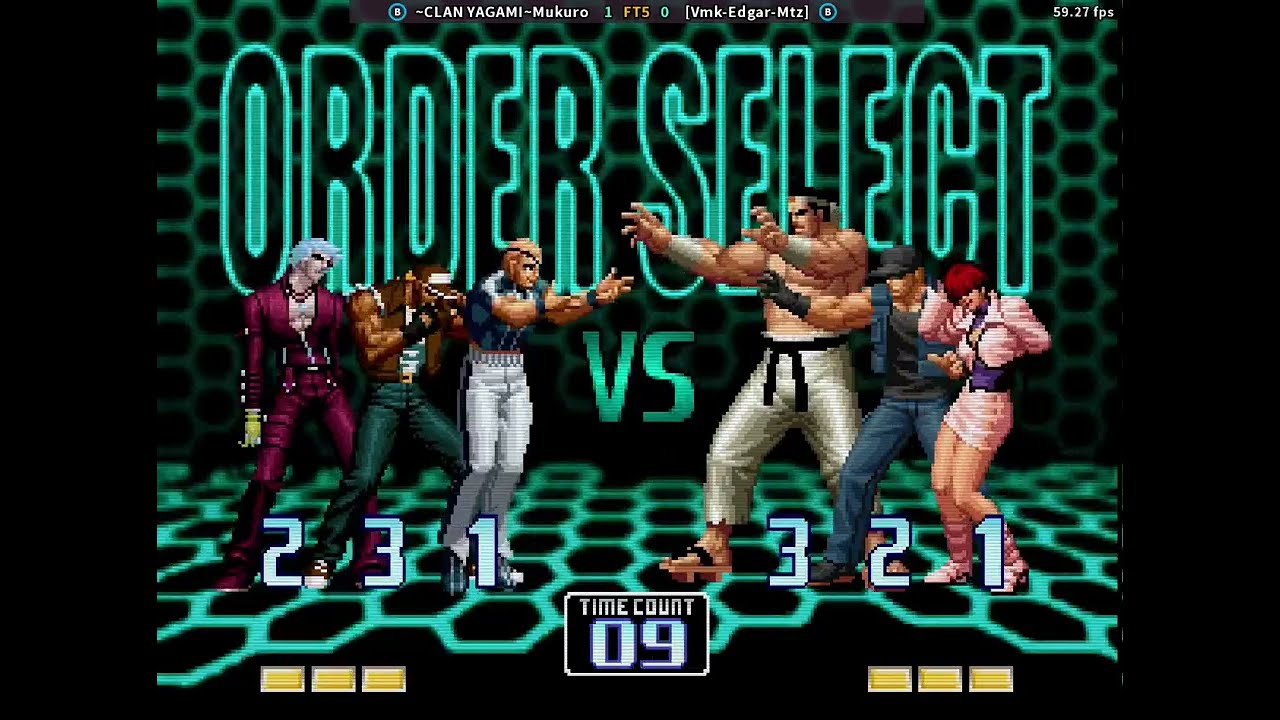 Kof 2002 Plus Fightcade -CLAN YAGAMI-Mukuro vs [Vmk-Edgar-Mtz]