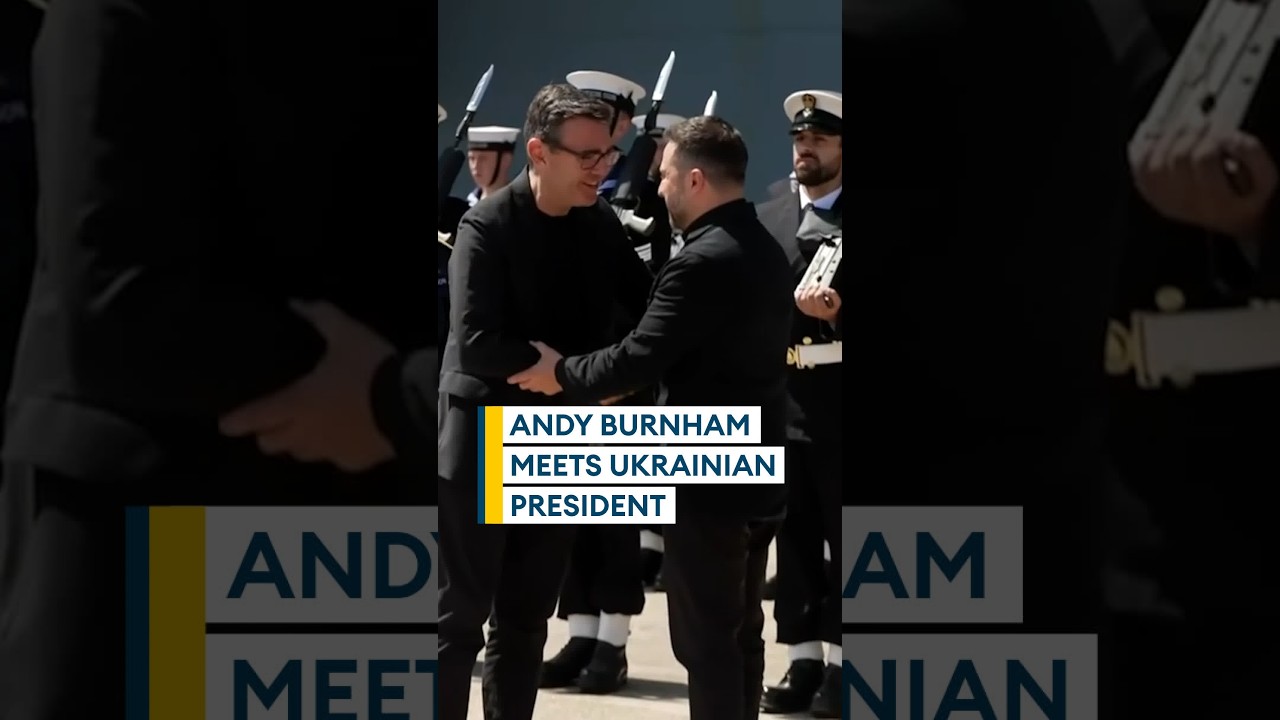 New PM Andy Burnham meets President Zelensky🤝