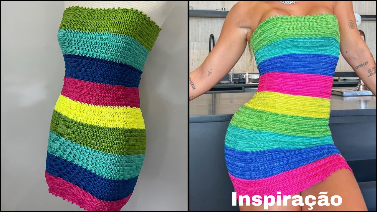 Vestido inspirado no modelo da Virgínia (com elasticidade) Dicas para todos os tamanhos 👗