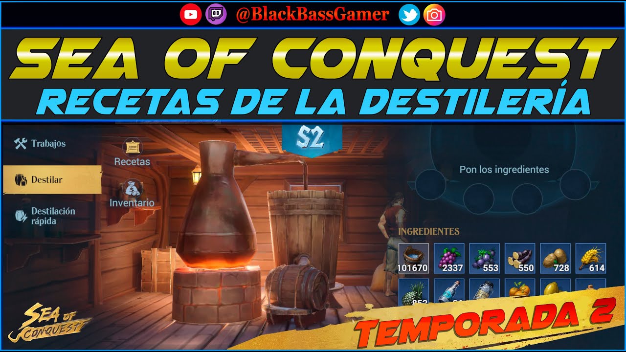 SEA OF CONQUEST | Recetas Destilería S2 (2ª Temporada)