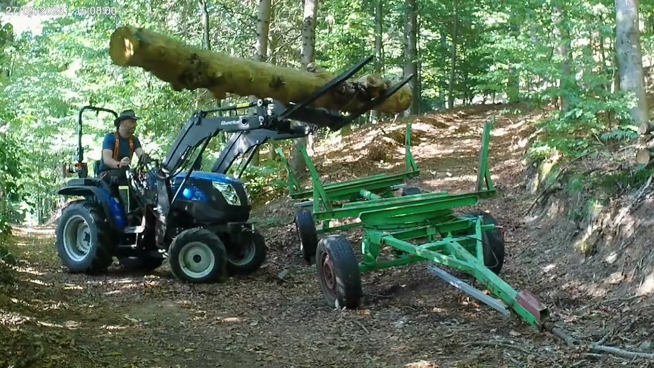 Solis 26 - Ist er wendig genug für Holztransport auf engem Raum?