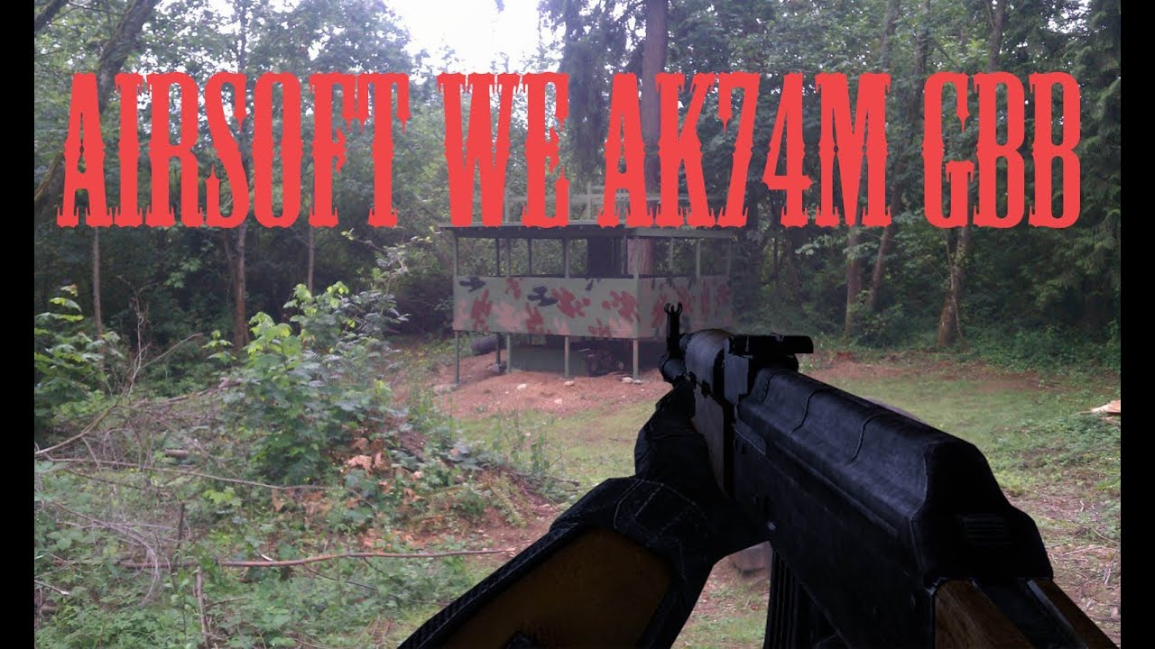Airsoft POV Outdoor WE AK-74m GBBR @ TAAGS Field