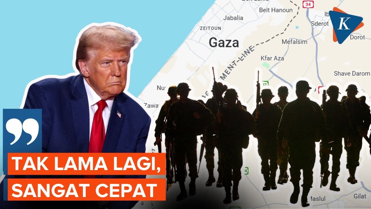 Trump Ungkap Rencana Penempatan Pasukan Stabilitas di Gaza