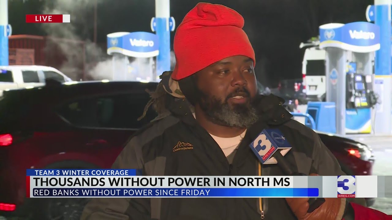 Thousands without power in North MS
