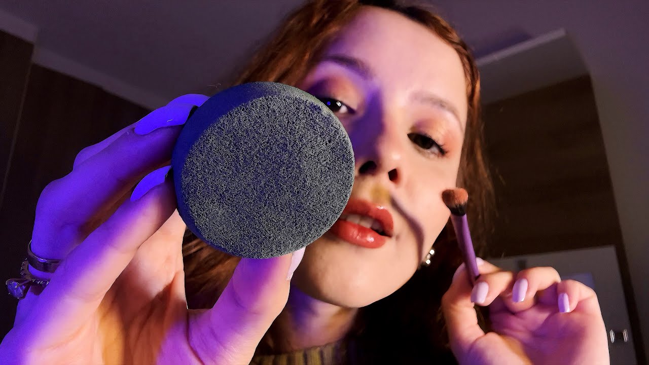 ASMR – te maquiando devagar até você dormir 😴✨