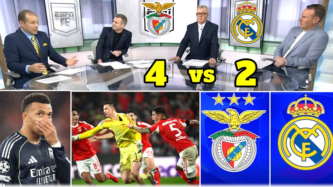 Benfica surprises and exposes Real Madrid! 🔥 Ale Moreno reacts to the Champions League!