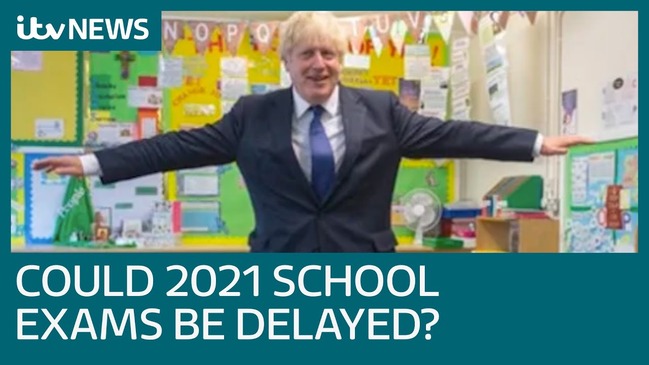 Government confirms potential plan to push back England&rsquo;s 2021 A-level and GCSE exams | ITV News