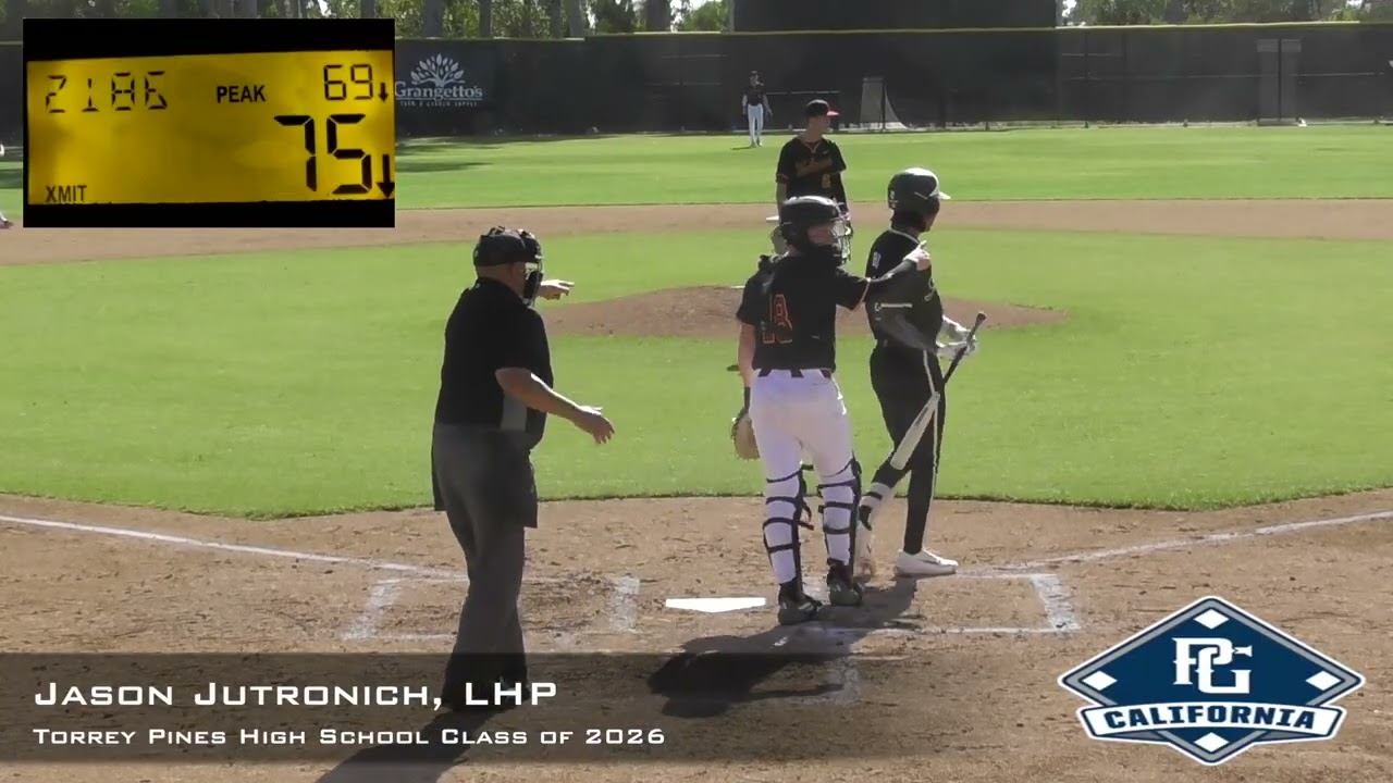 Jason Jutronich Prospect Video, LHP, Torrey Pines High School Class of 2026