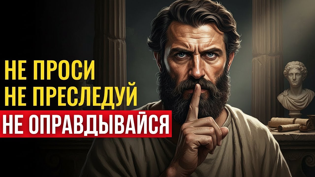 Молчание - это Сила! Почему НЕЛЬЗЯ Преследовать, Умолять и Объяснять | Стоицизм