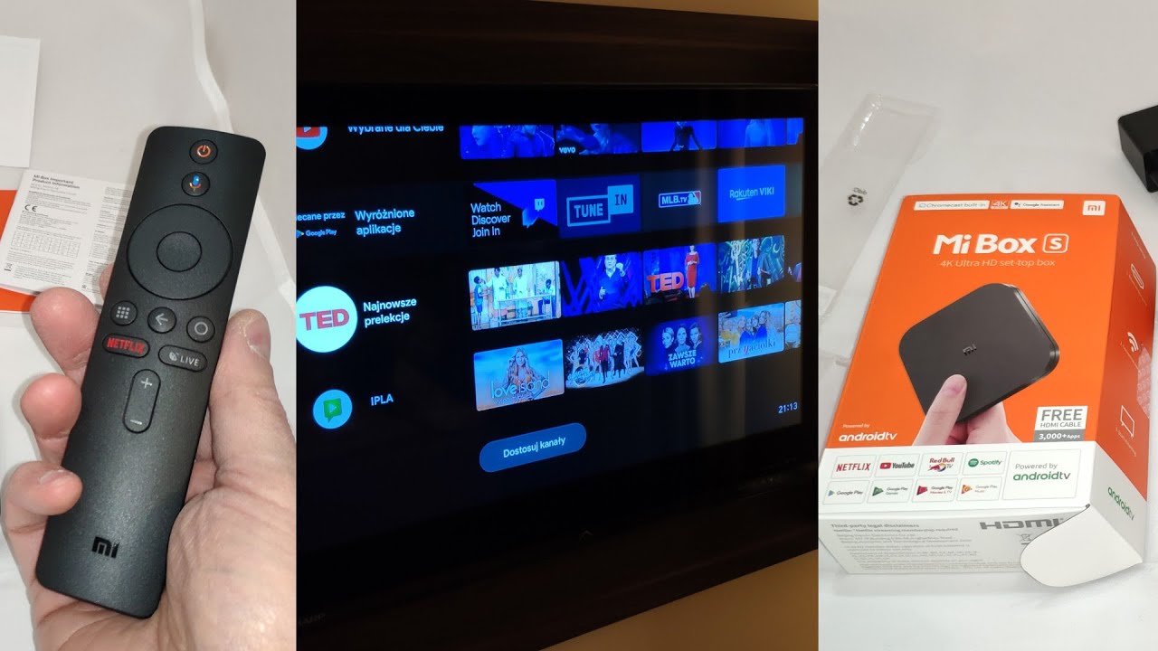 Xiaomi Mi Box S 4k unboxing - od zwykłego tv do android tv (MIBOX4)