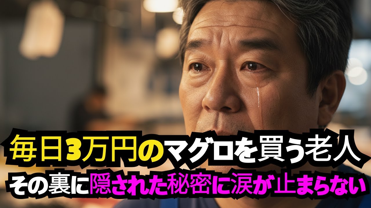 【実話・涙腺崩壊】毎日3万円のマグロを買う老人その理由を知り、市場中が泣いた…