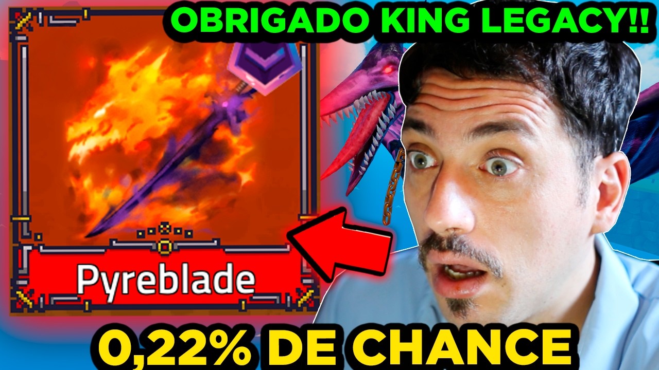 O IMPOSSÍVEL ACONTECEU!! DROPEI a ESPADA MAIS RARA da HISTÓRIA do KING LEGACY!! (fui caçar bounty)