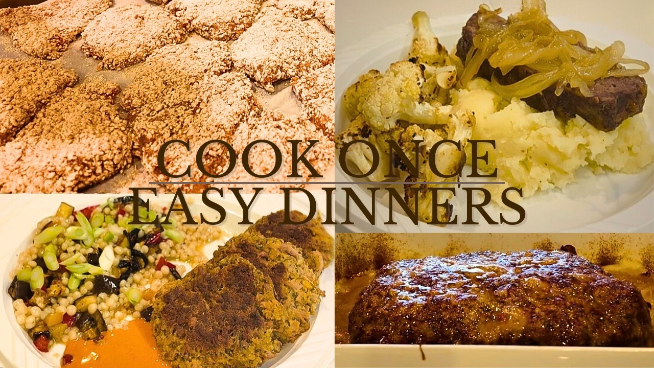 A Week of Easy Dinners | Freezer Meal Prep & Sourdough Bread